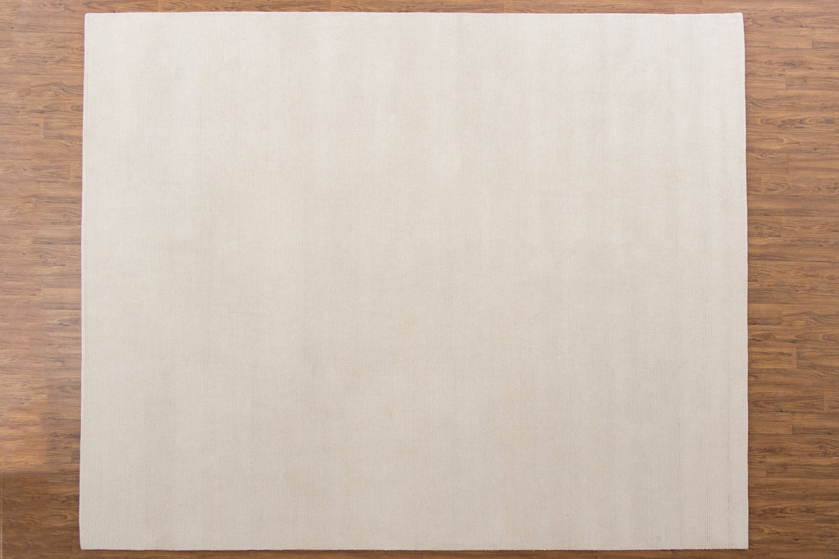 Easton Ivory Tibetan Handknotted Wool handknotted tibetan 60 knot Organic Weave Shop 