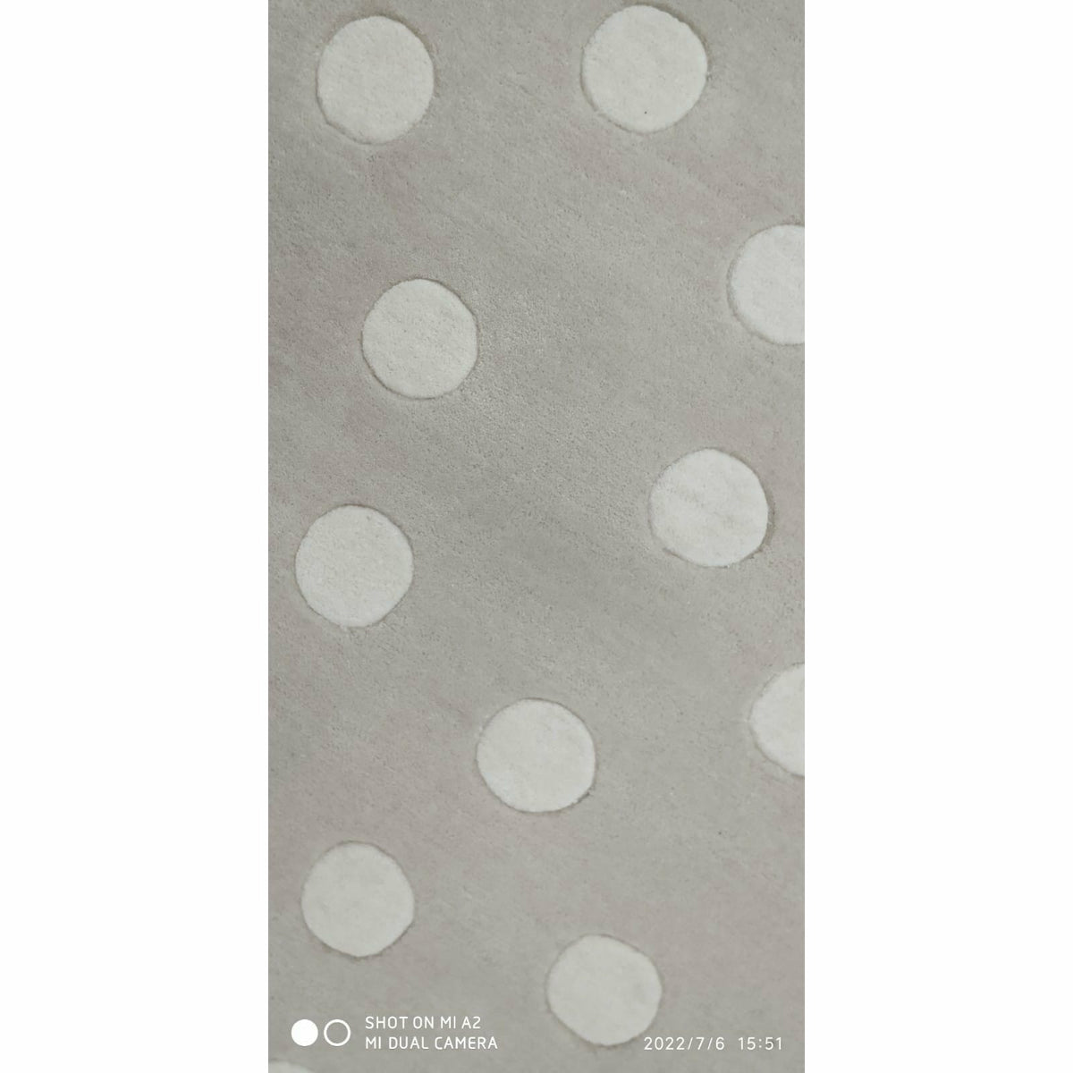 Polka Dot Wool Sand handtufted wool Organic Weave Shop 