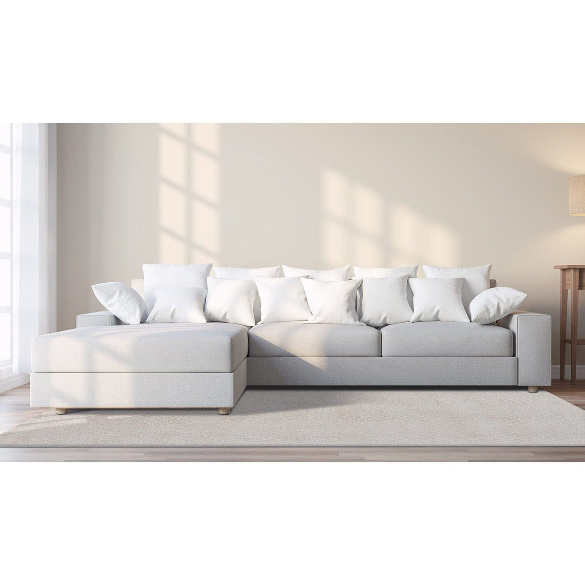 Pavillion Sand Handknotted handknotted tibetan 60 knot Organic Weave Shop 