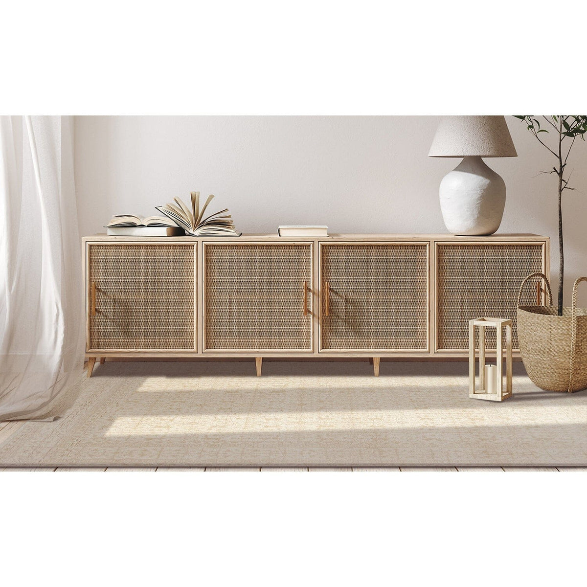 Middleton Sand Handknotted handknotted tibetan 60 knot Organic Weave Shop 