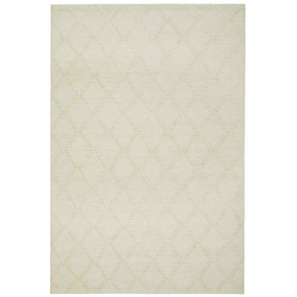 Amelia Ivory Wool wool flatweave Organic Weave Shop 