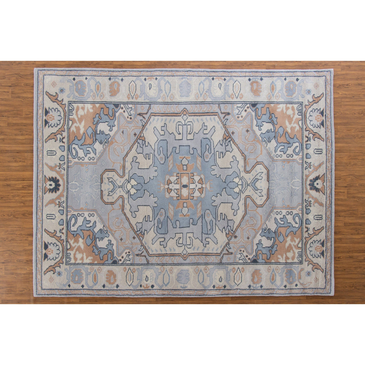 Ballard Multi Wool Handknotted handknotted tibetan 60 knot Organic Weave Shop 