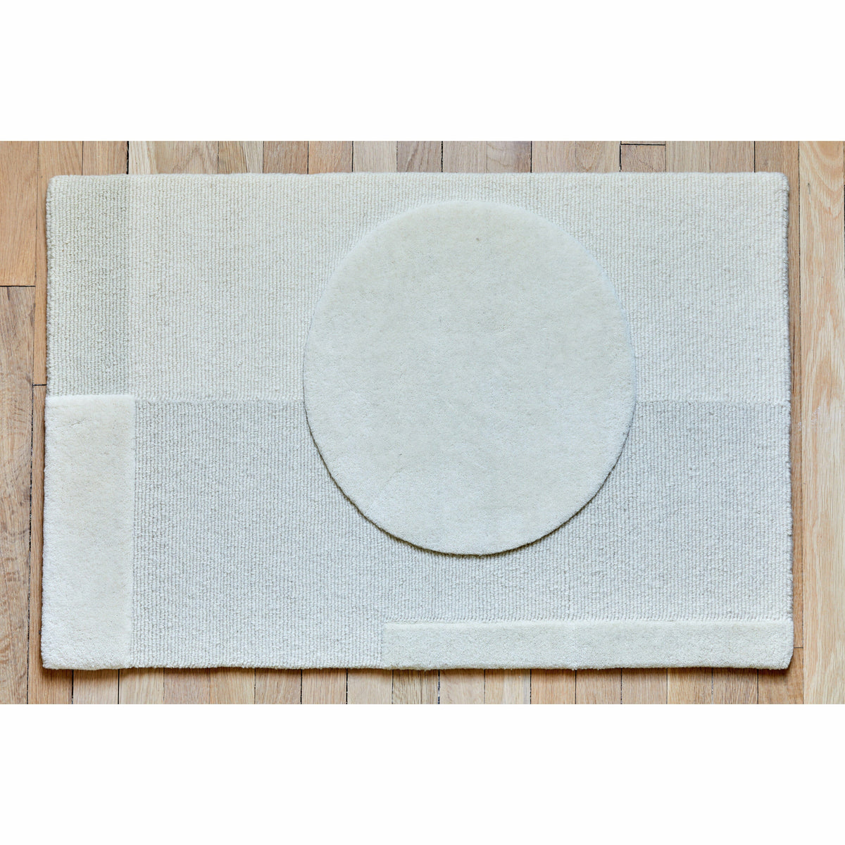 Bermuda Ivory Tibetan Handknotted Wool handknotted tibetan 60 knot Organic Weave Shop 5&#39;x8&#39; 