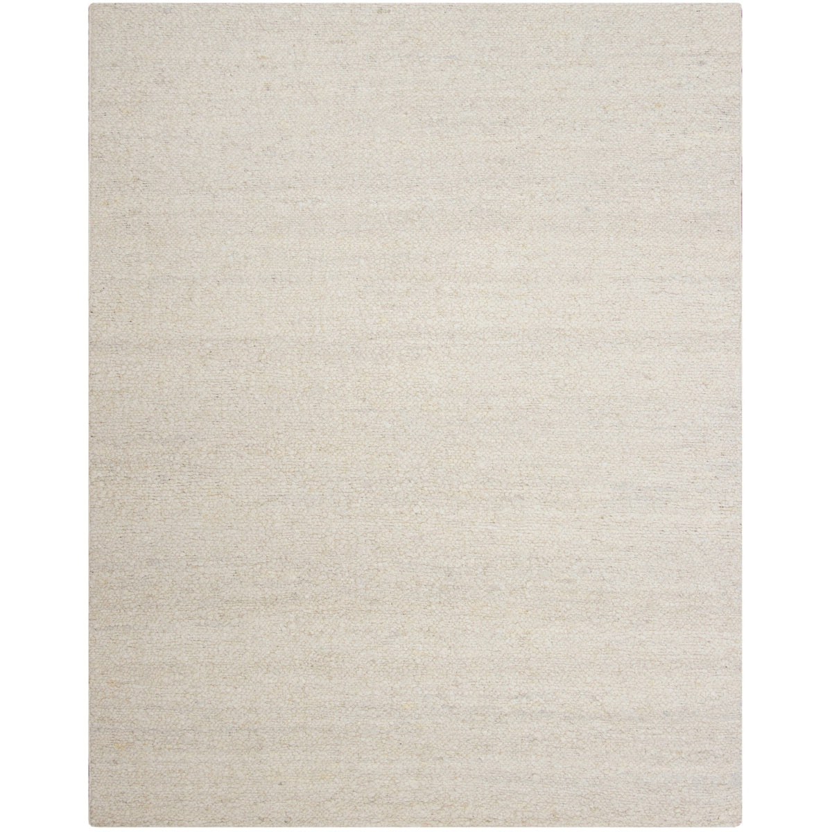 Boucle Ivory Wool wool flatweave Organic Weave Shop 