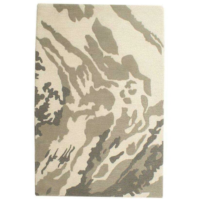 Camouflage Wool handtufted wool Organic Weave Shop 3' x 10' RUNNER Neutral 