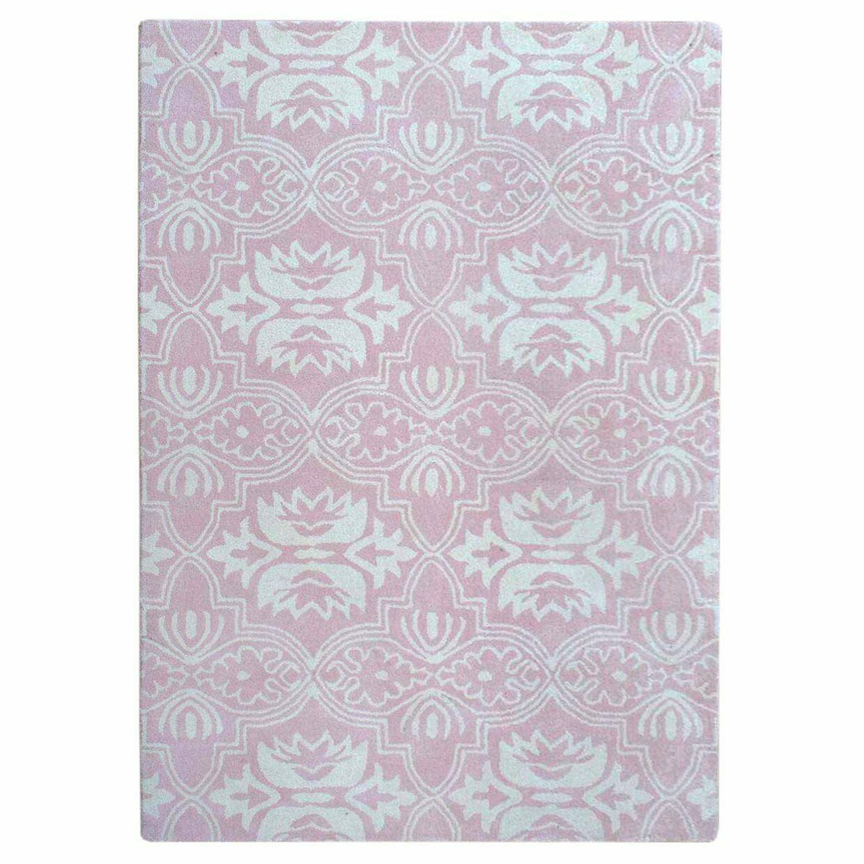 Graceland handtufted cotton Organic Weave Shop 2' 9'' x 10' Runner Pink 