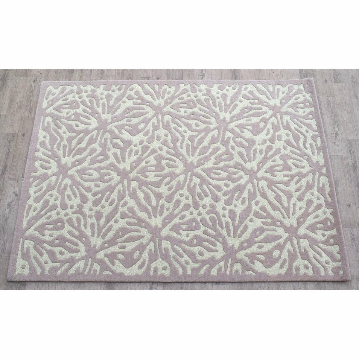 Quinn Pink Wool handtufted wool Organic Weave Shop 