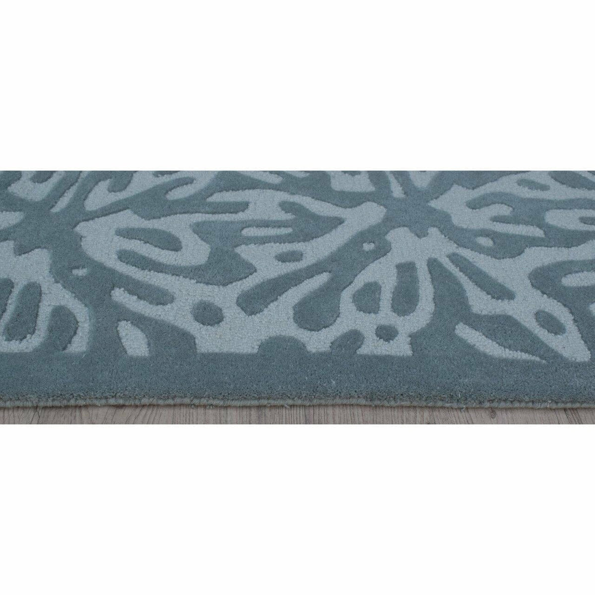 Quinn Charcoal Wool handtufted wool Organic Weave Shop 