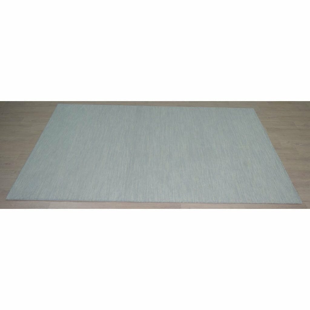 Strie Wool Flatweave Grey wool flatweave Organic Weave Shop 