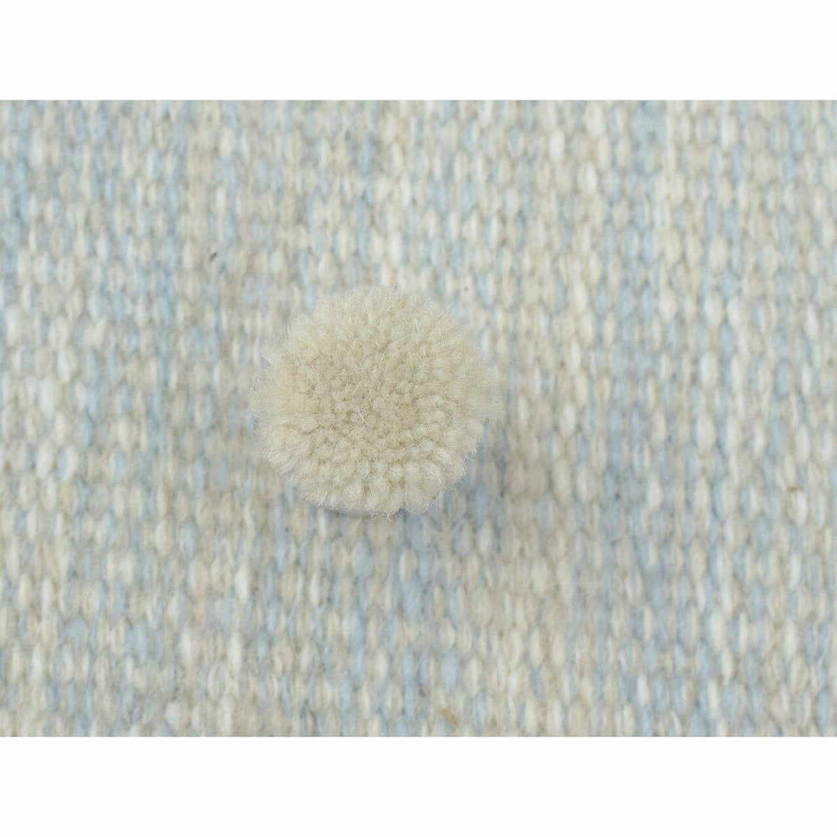 Anderson Wool Flatweave Taupe/Blue wool flatweave Organic Weave Shop 
