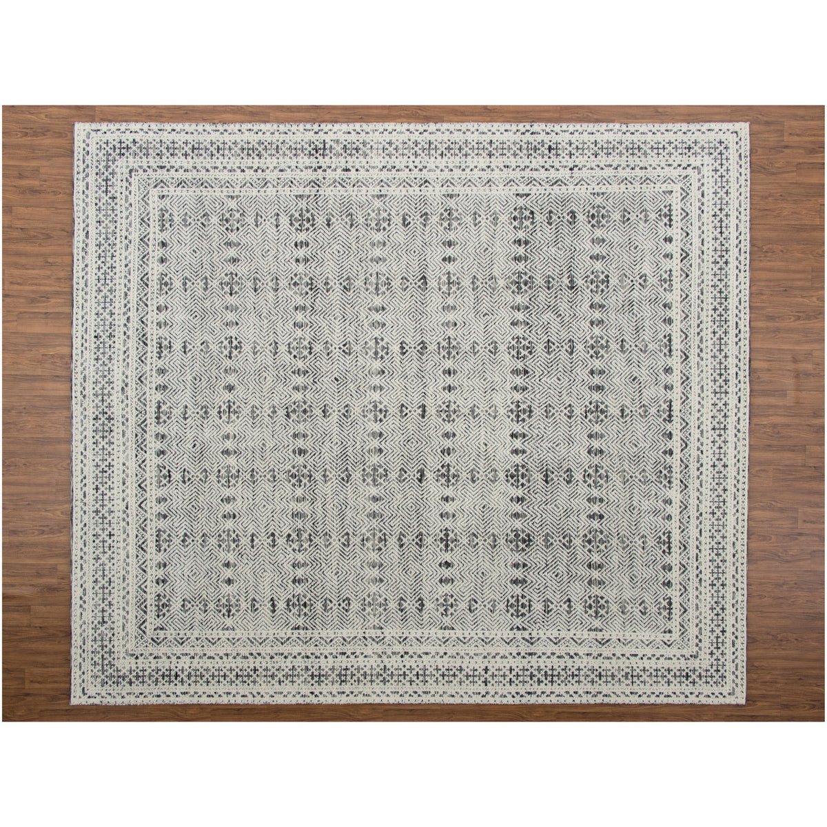 Noah Black Handknotted handknotted tibetan 60 knot Organic Weave Shop 