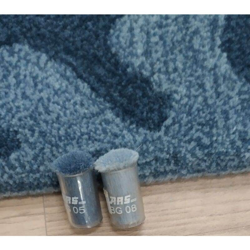 Pebbles Blue handtufted wool Organic Weave Shop 