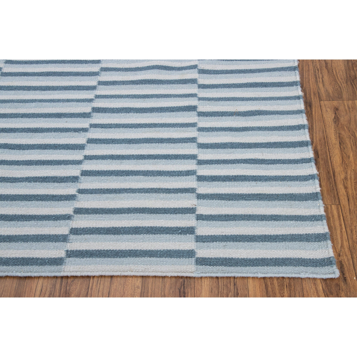 Tate Blue Wool Flatweave wool flatweave Organic Weave Shop 