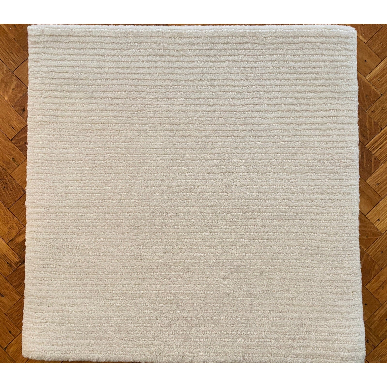Easton Ivory Tibetan Handknotted Wool handknotted tibetan 60 knot Organic Weave Shop 6'x9' 