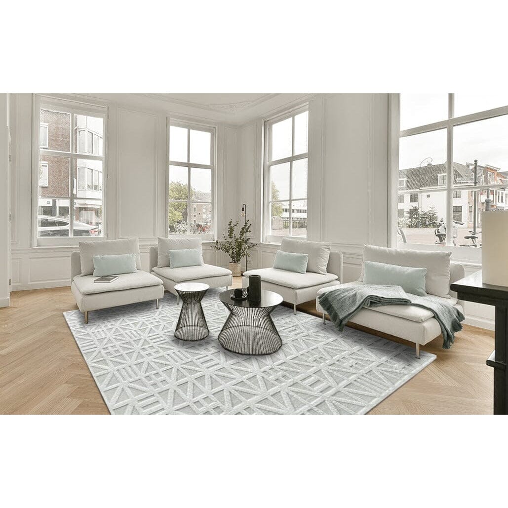 Nina Tibetan Handknotted handknotted tibetan 60 knot Organic Weave Shop 