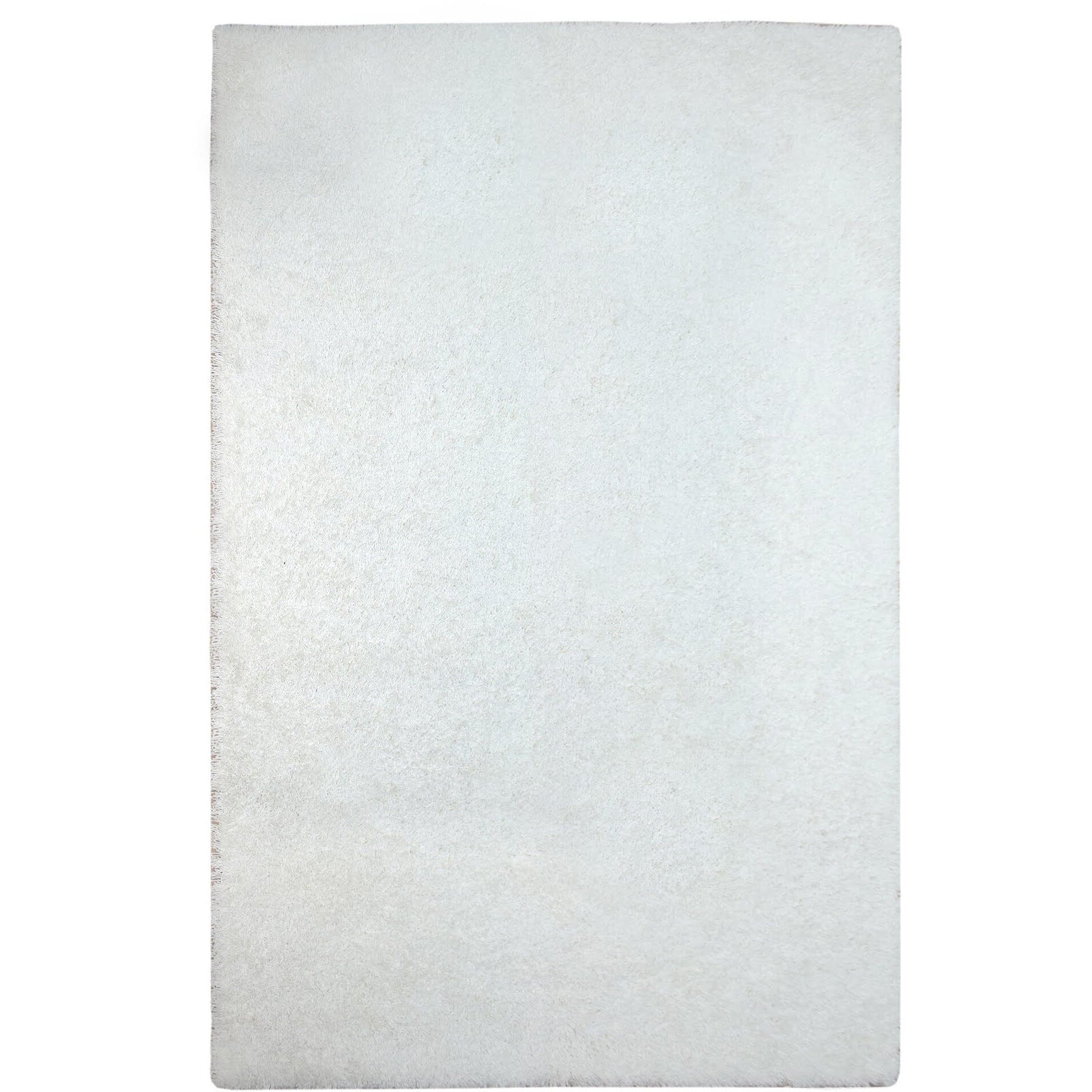 Signature Ivory Cotton Shag handtufted cotton Organic Weave Shop 