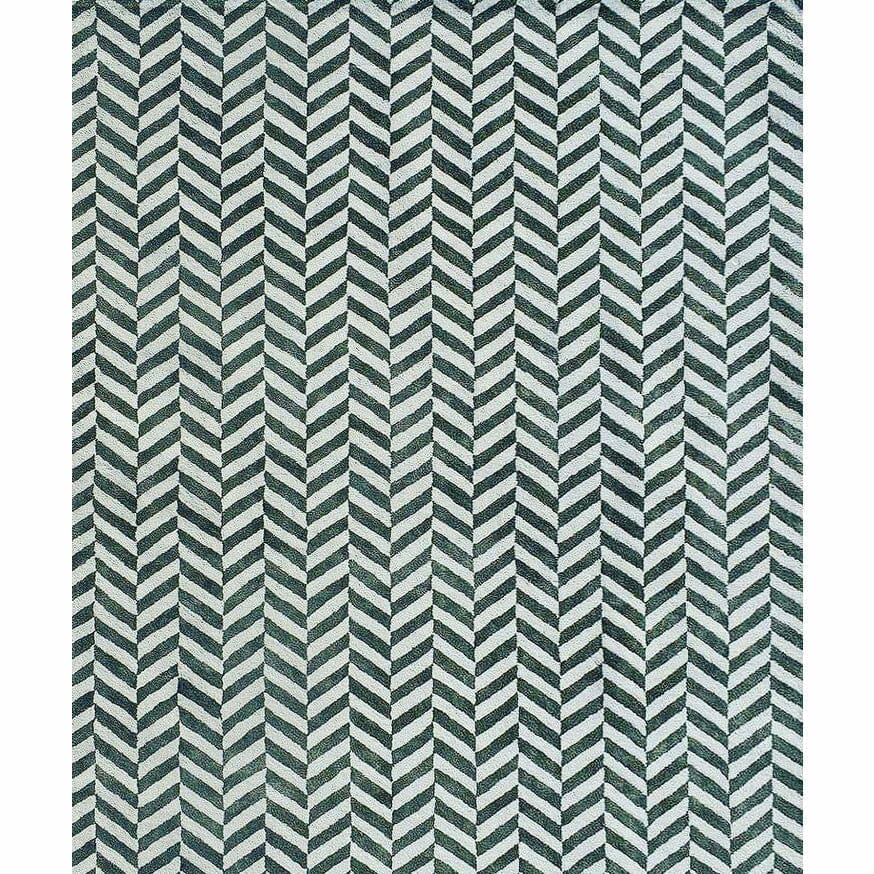 Harmony Hall handtufted wool Organic Weave Shop 2' 9'' x 10' Runner Taupe Black 