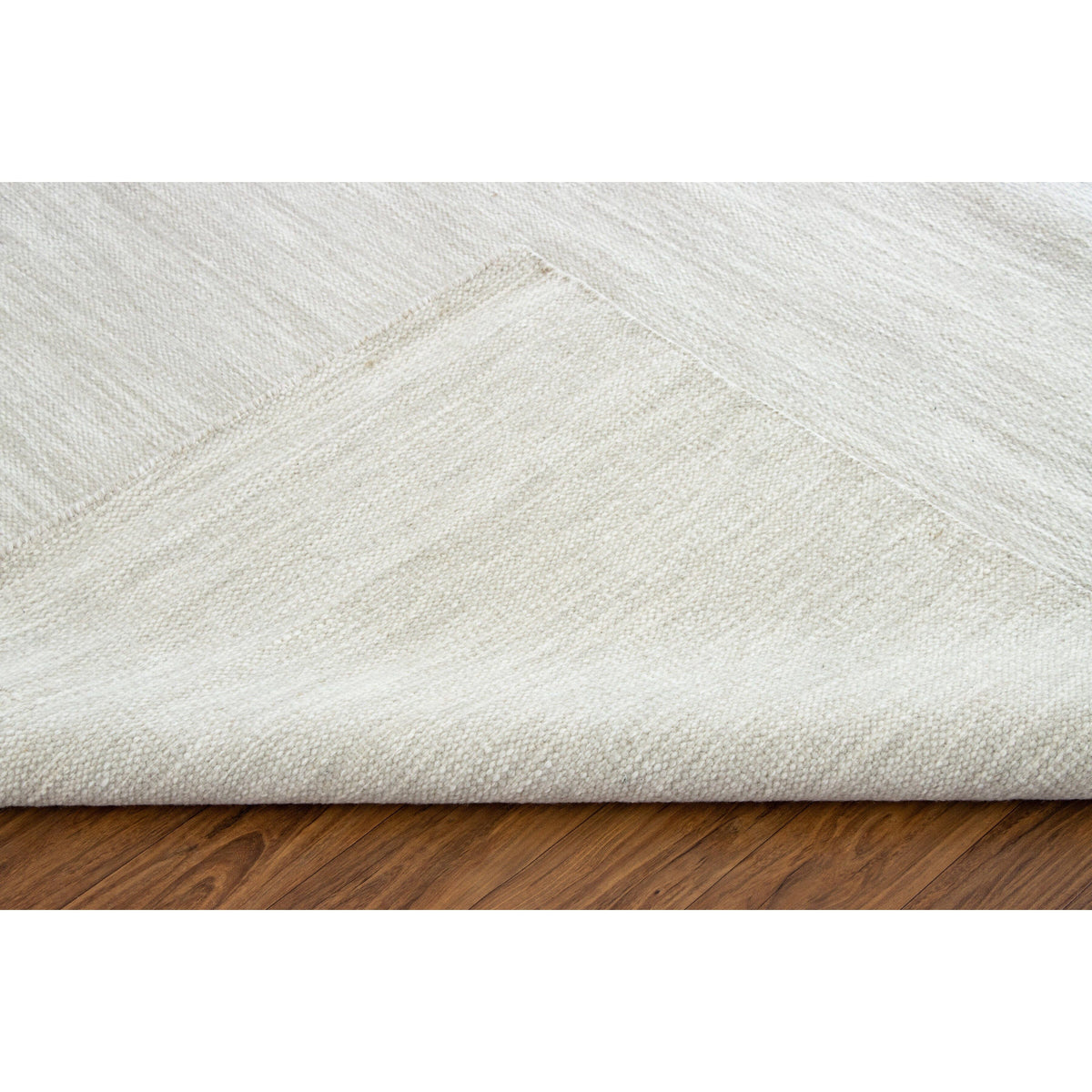 Strie Wool Flatweave Sand Beige Organic Weave Shop 