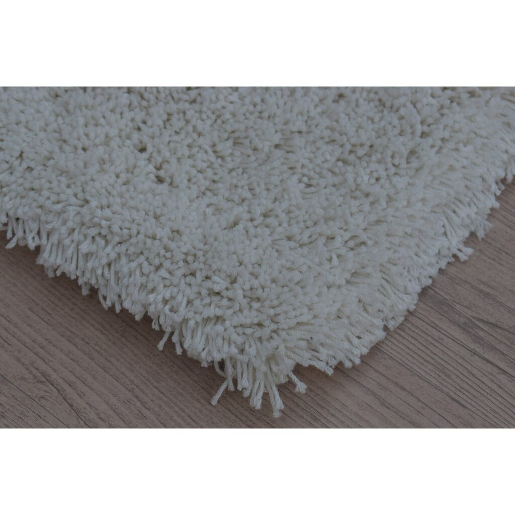 Handknotted Cotton Shag Ivory handknotted tibetan 60 knot Organic Weave Shop 