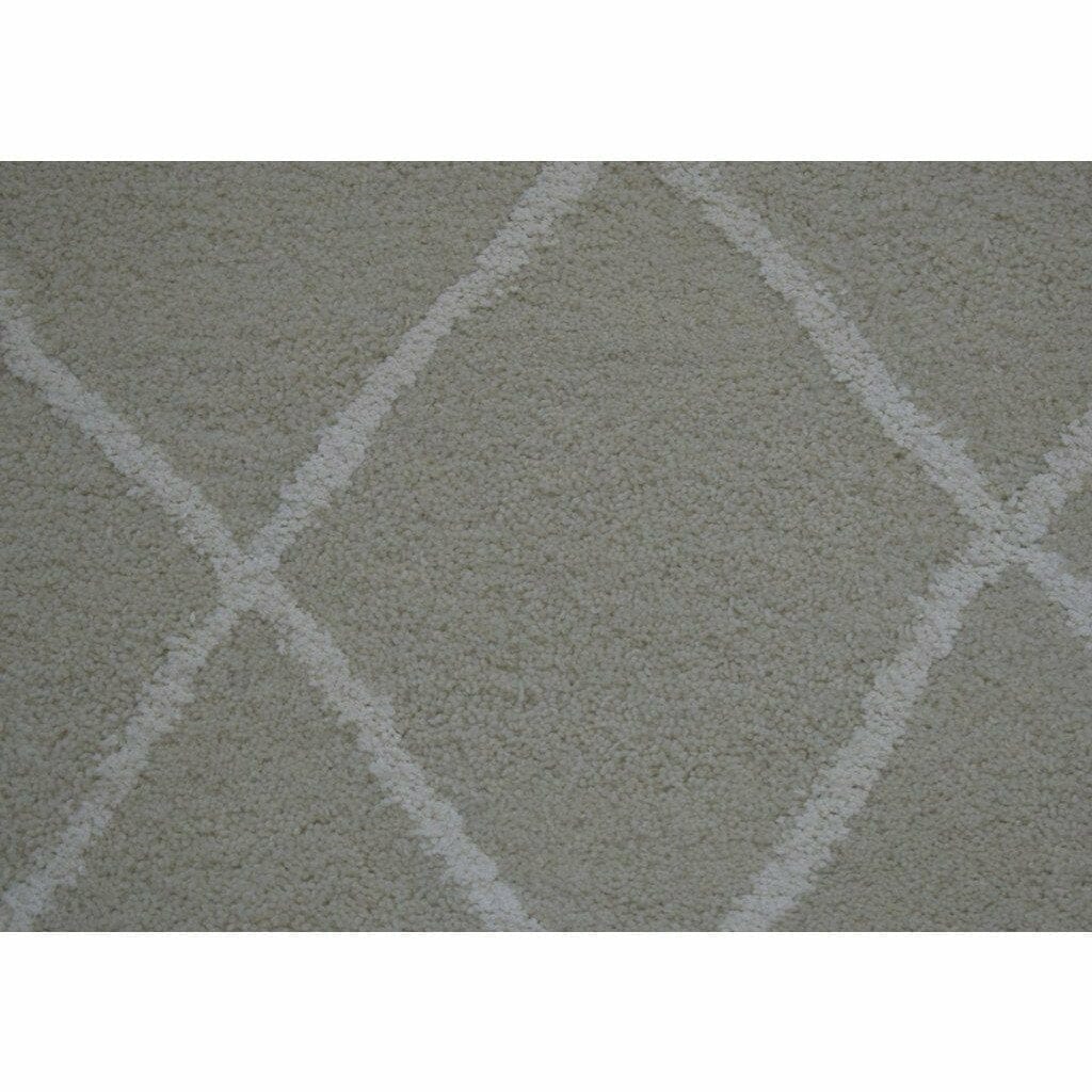 Rebel Hope Wool + Cotton Shag Taupe/Ivory handtufted wool shag Organic Weave Shop 