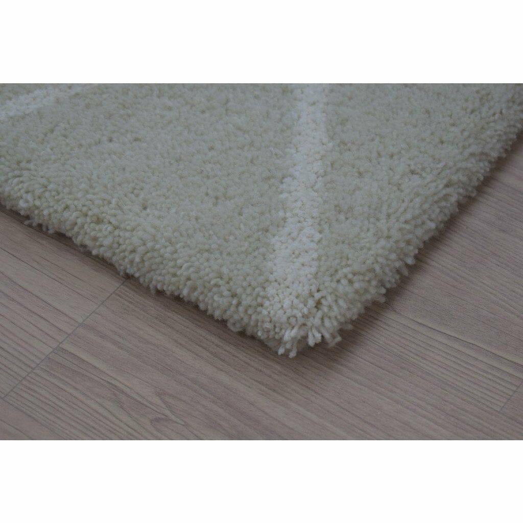 Rebel Hope Wool + Cotton Shag Taupe/Ivory handtufted wool shag Organic Weave Shop 