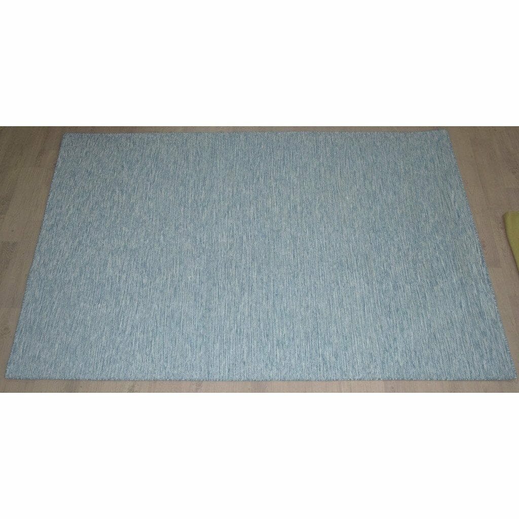 Signature Strie Cotton Flatweave Blue cotton flatweave Organic Weave Shop 