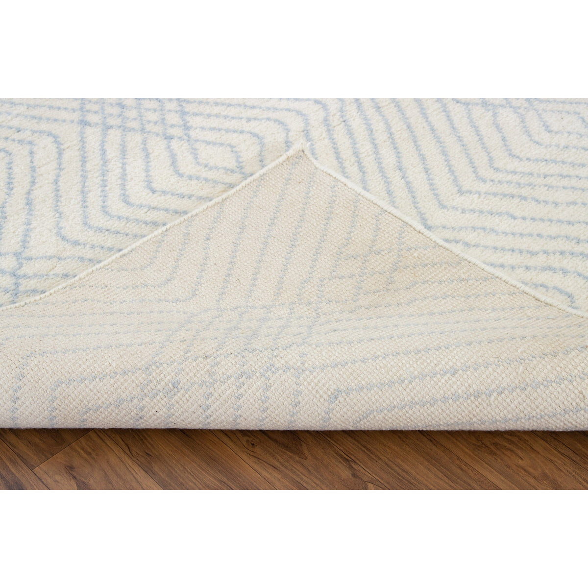 Pavillion Blue Handknotted handknotted tibetan 60 knot Organic Weave Shop 