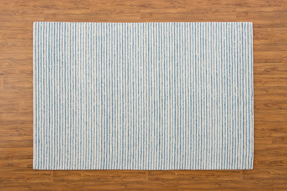 Rowan Multi Stripe Wool handtufted wool Organic Weave Shop 