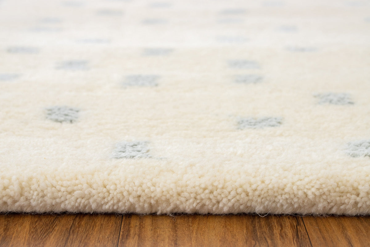 Erica Grey Wool Shag handtufted wool + cotton shag Organic Weave Shop 