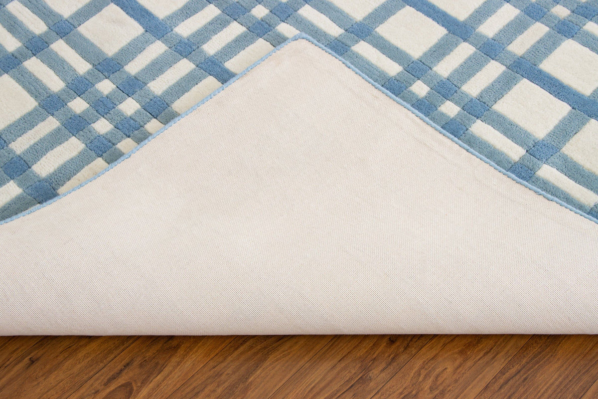 Aspen Plaid Wool 9x12 handtufted wool Organic Weave Shop 