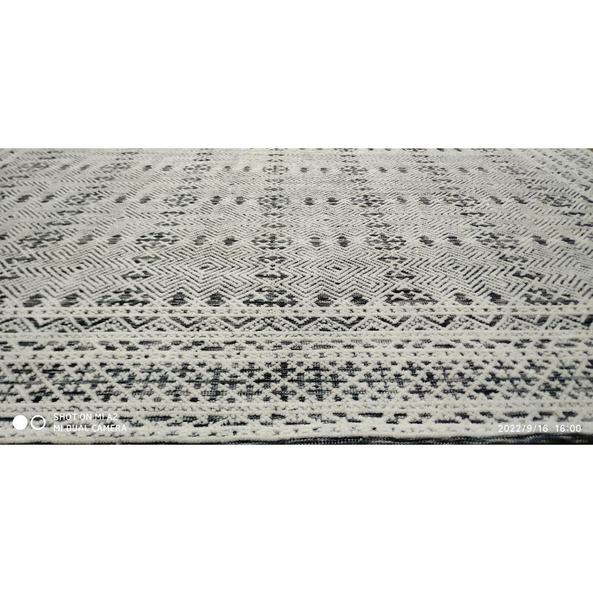 Noah Black Handknotted handknotted tibetan 60 knot Organic Weave Shop 