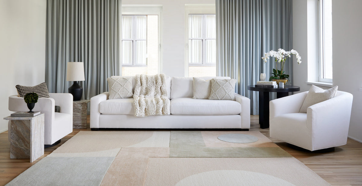 Nassau Pink Tibetan Handknotted handknotted tibetan 60 knot Organic Weave Shop 