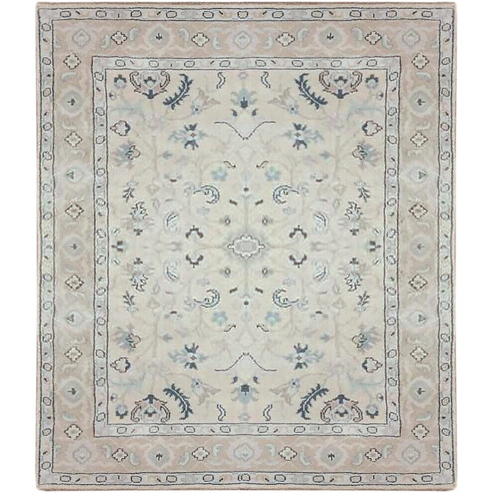 Lucerne Neutral Handknotted handknotted tibetan 60 knot Organic Weave Shop 