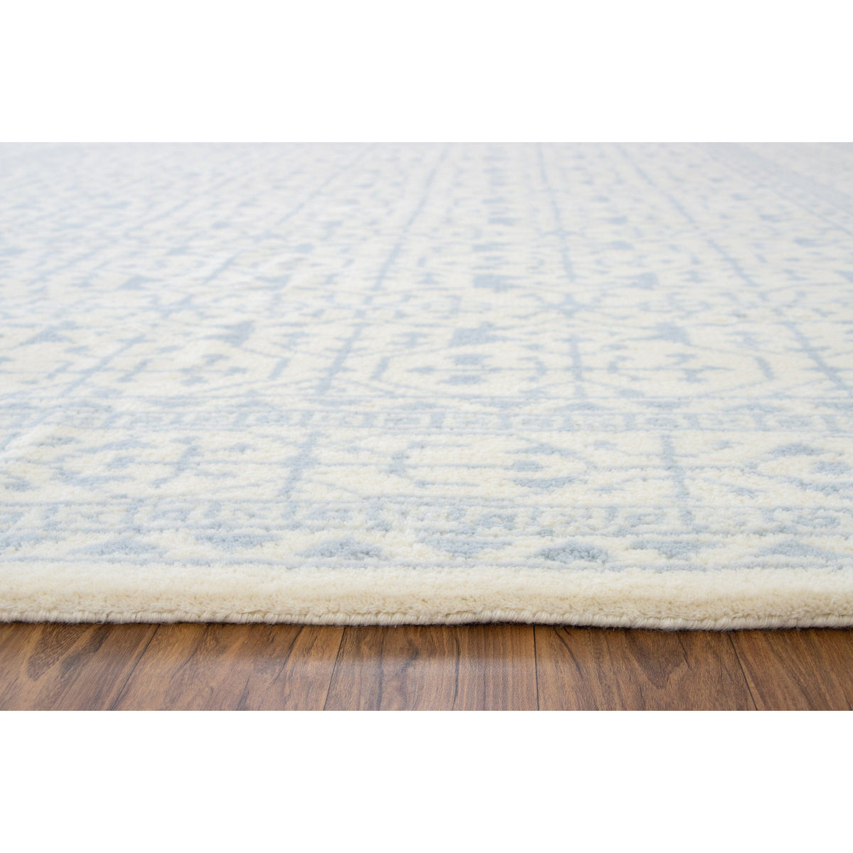 Middleton Blue Handknotted Wool handknotted tibetan 60 knot Organic Weave Shop 