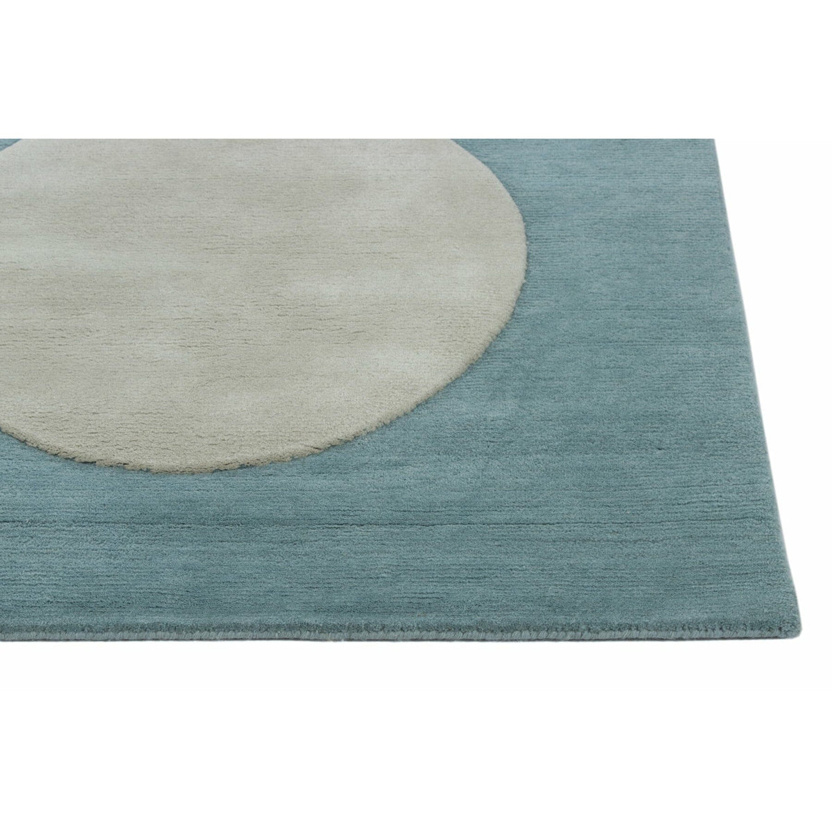 Nassau Teal Tibetan Handknotted handknotted tibetan 60 knot Organic Weave Shop 