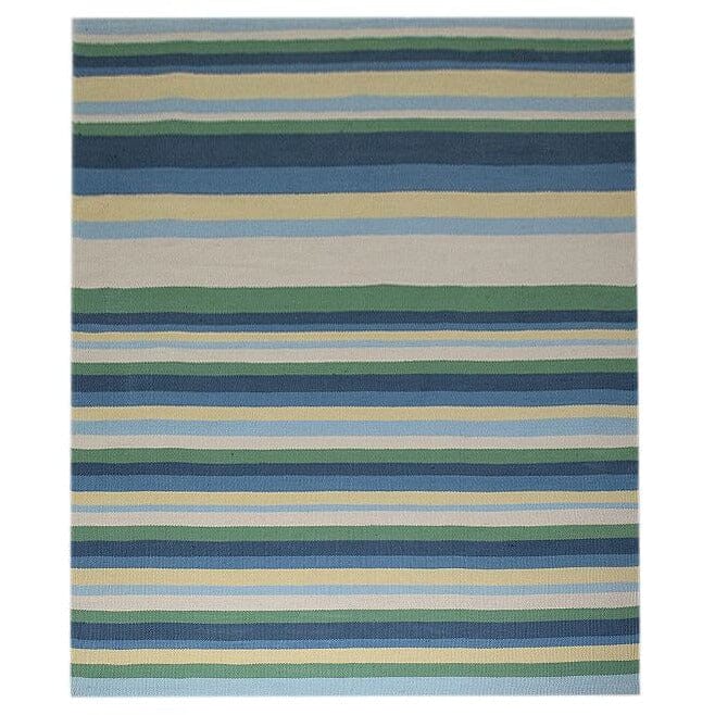 Stripe Multi Cotton Flatweave cotton flatweave Organic Weave Shop 