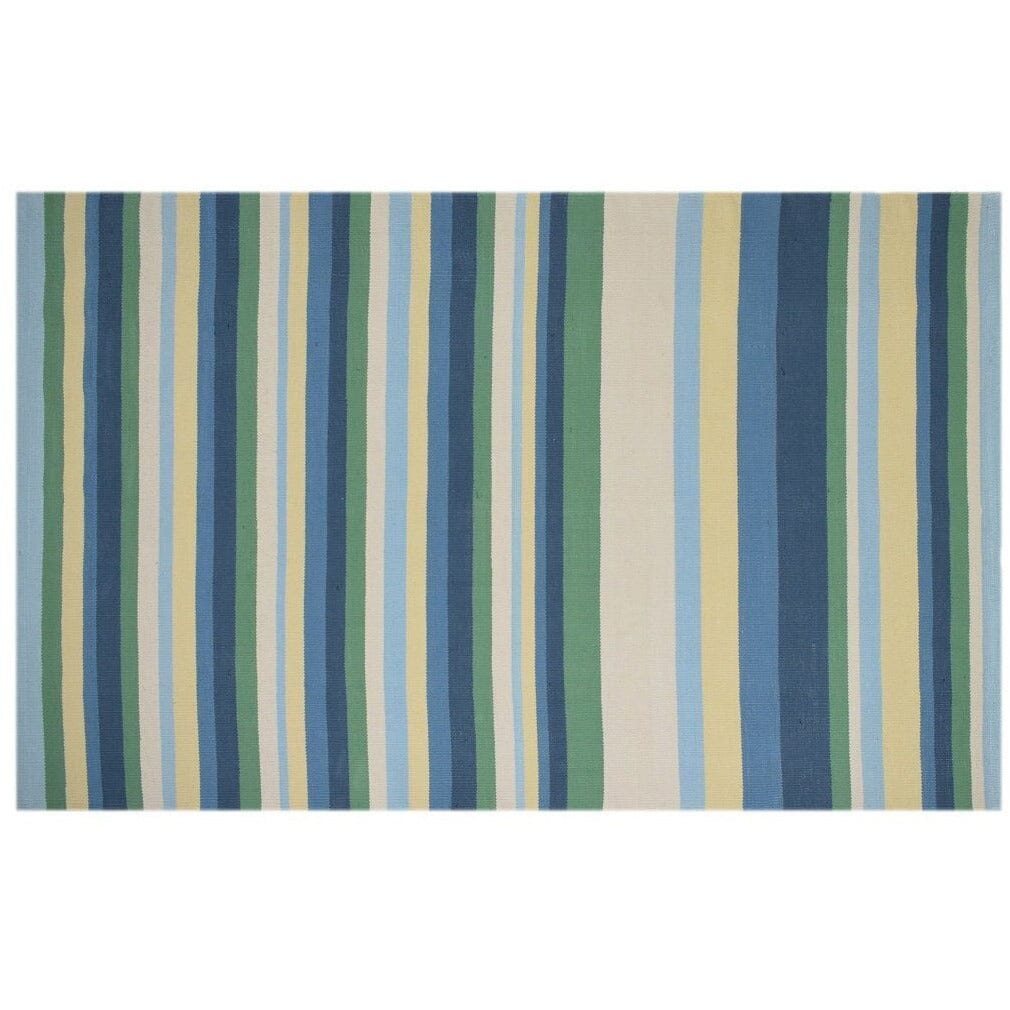 Stripe Multi Cotton Flatweave cotton flatweave Organic Weave Shop 