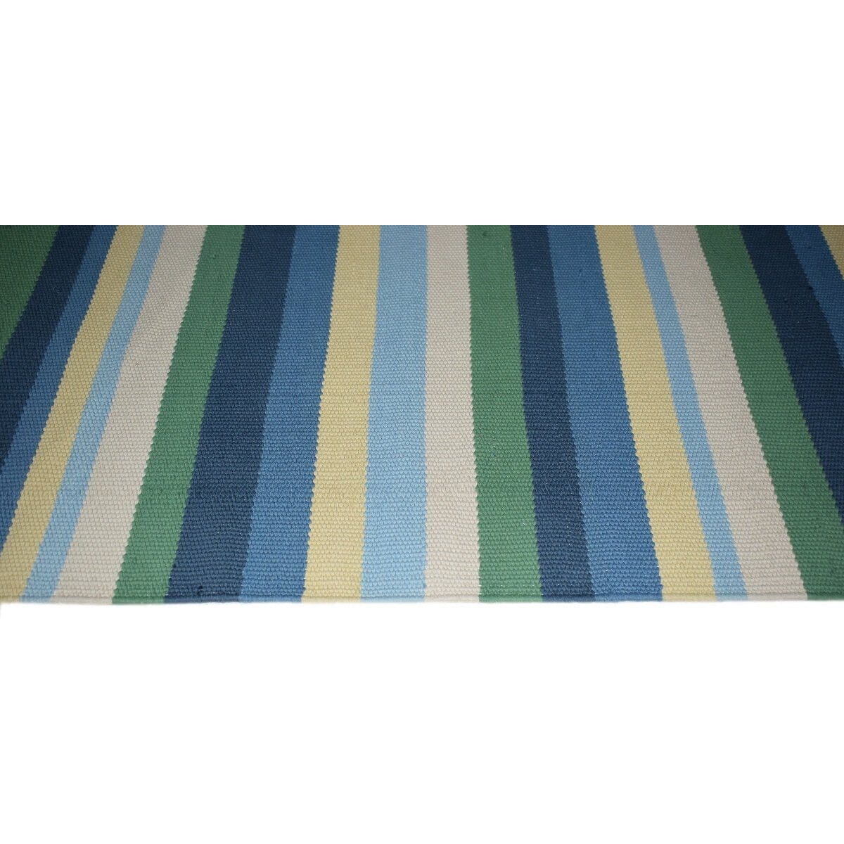 Stripe Multi Cotton Flatweave cotton flatweave Organic Weave Shop 