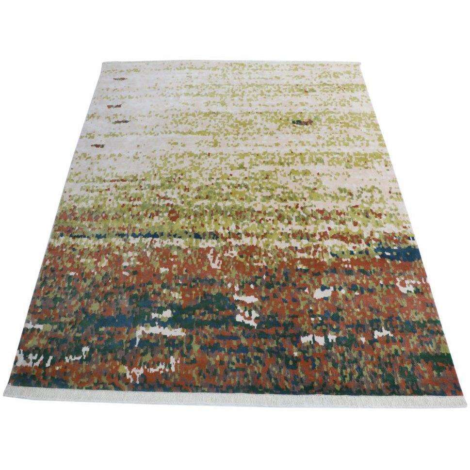 Brooklyn Cotton Handknotted handknotted tibetan 60 knot Organic Weave Shop 3&#39; x 10&#39; RUNNER 