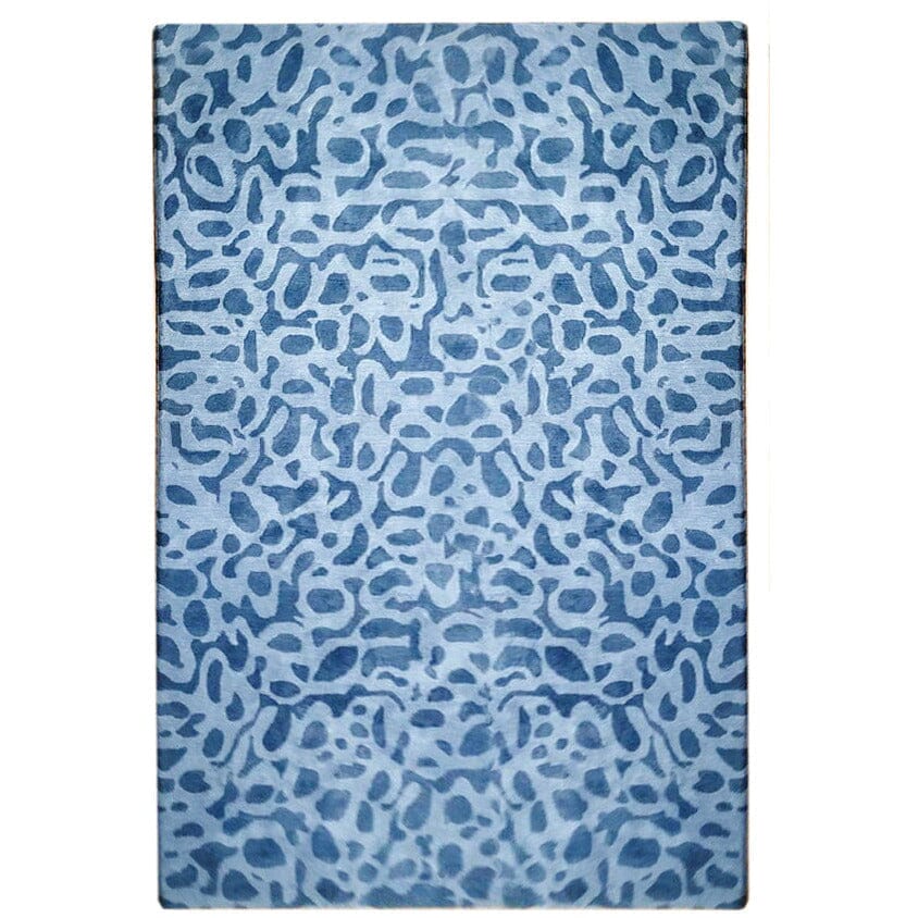 Pebbles Blue handtufted wool Organic Weave Shop 