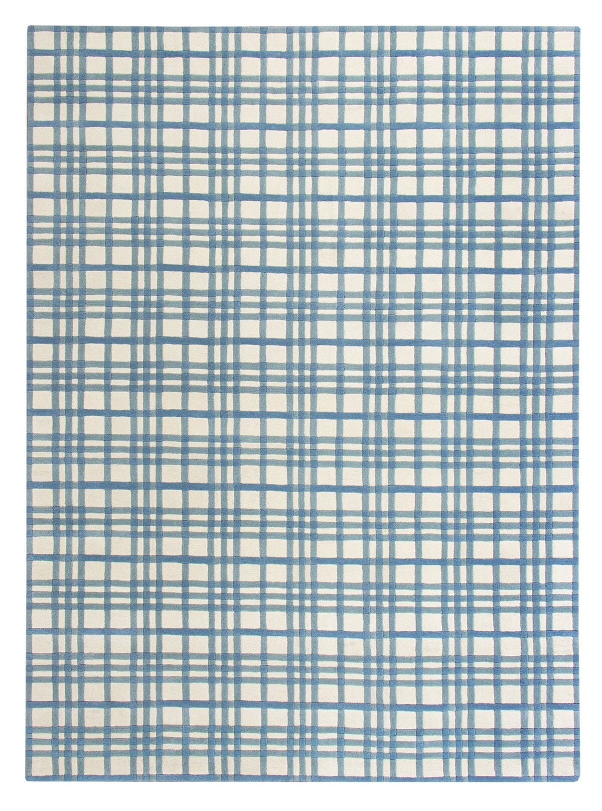 Aspen Plaid Wool 9x12 handtufted wool Organic Weave Shop 