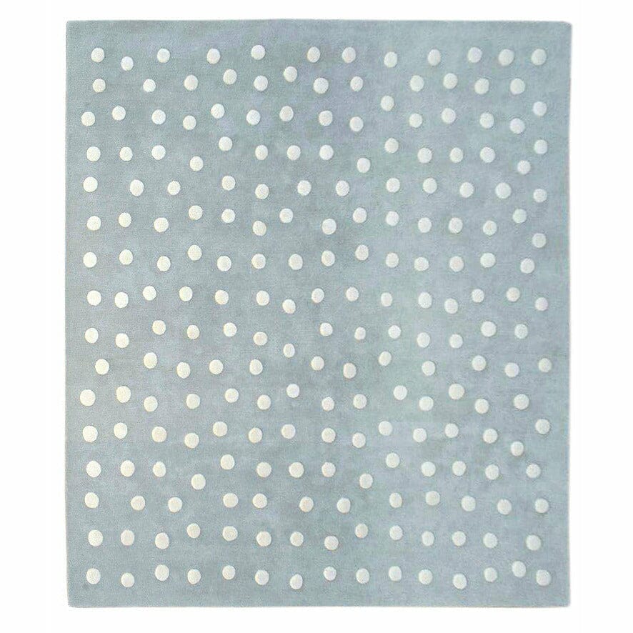 Polka Dot Wool Grey handtufted wool Organic Weave Shop 3&#39; x 10&#39; RUNNER Grey 