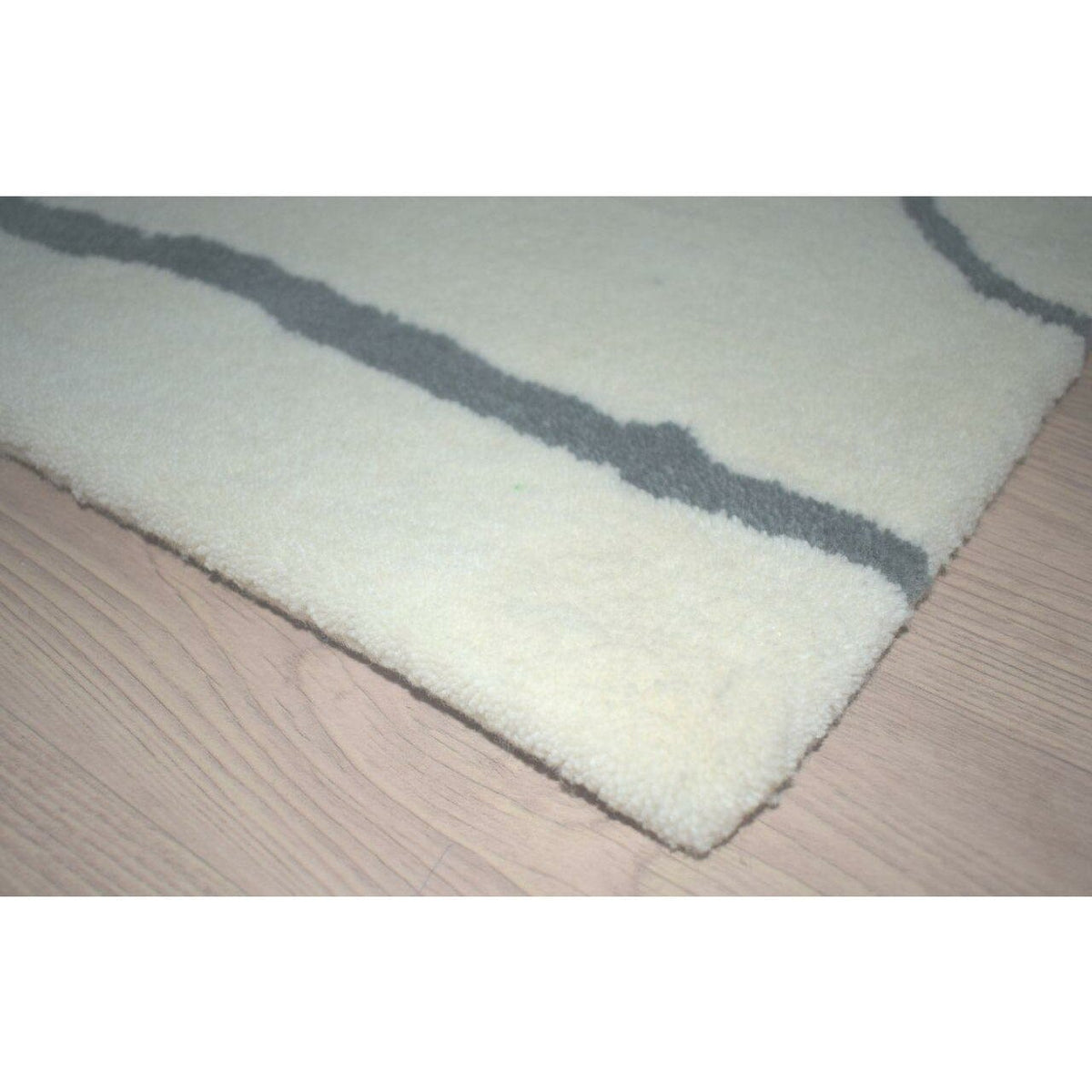 Rebel Chance Wool Ivory/Charcoal Rugs Organic Weave Shop 