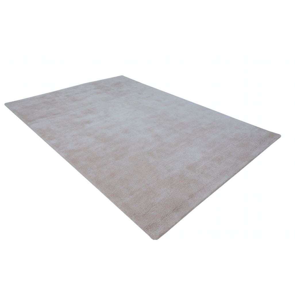 Simplicity Wool Handknotted - Solid Colors handknotted tibetan 60 knot Organic Weave Shop 2&#39;5&quot; x 10 Blush Pink 