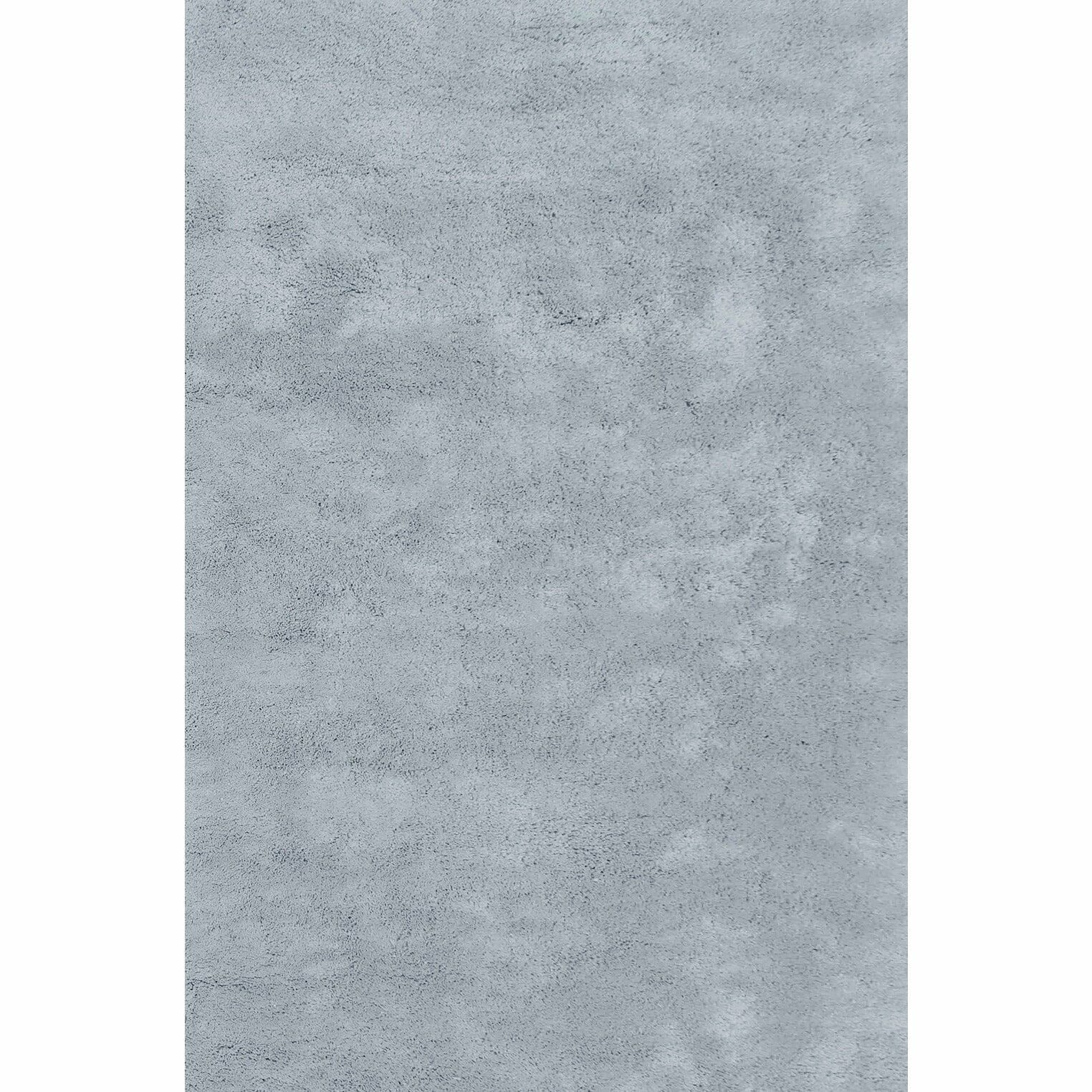 Signature Cotton Shag Light Grey handtufted cotton Organic Weave Shop 5x7 