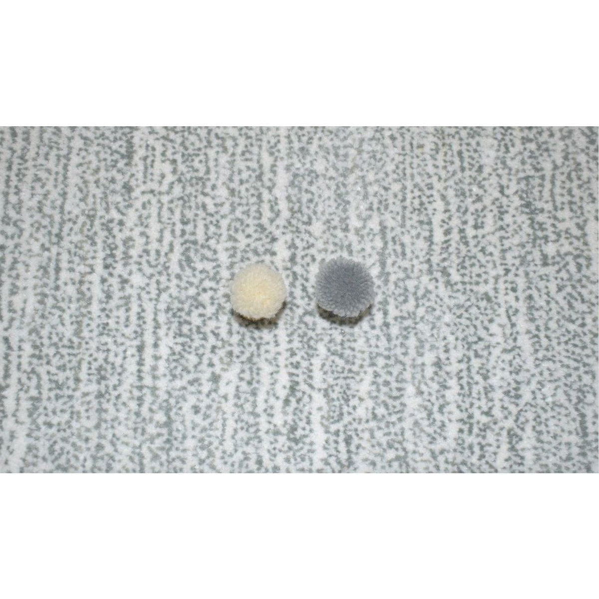 Signature Solid Strie Grey handtufted cotton Organic Weave Shop 