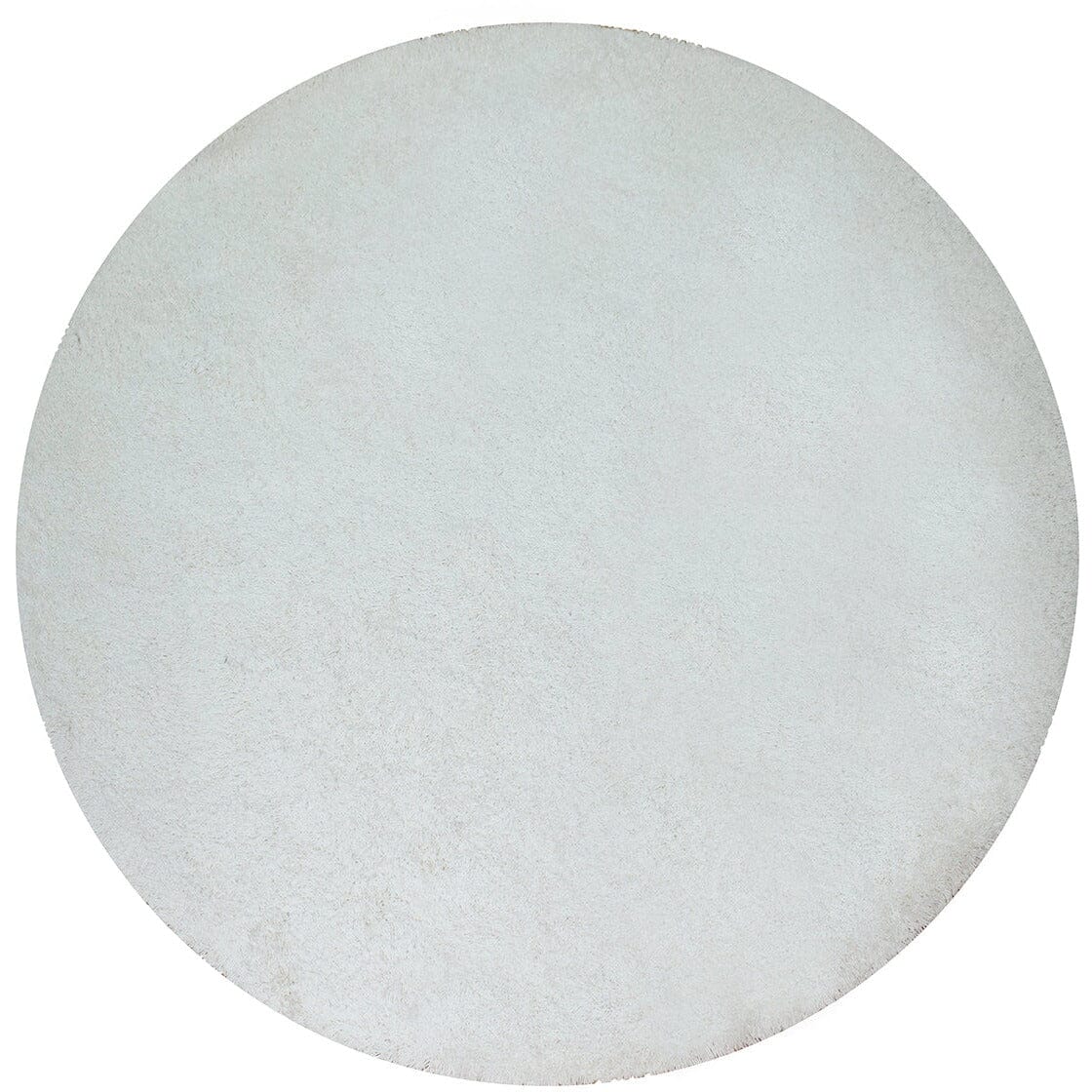 Handknotted Cotton Shag Ivory handknotted tibetan 60 knot Organic Weave Shop 6&#39; Round Ivory 