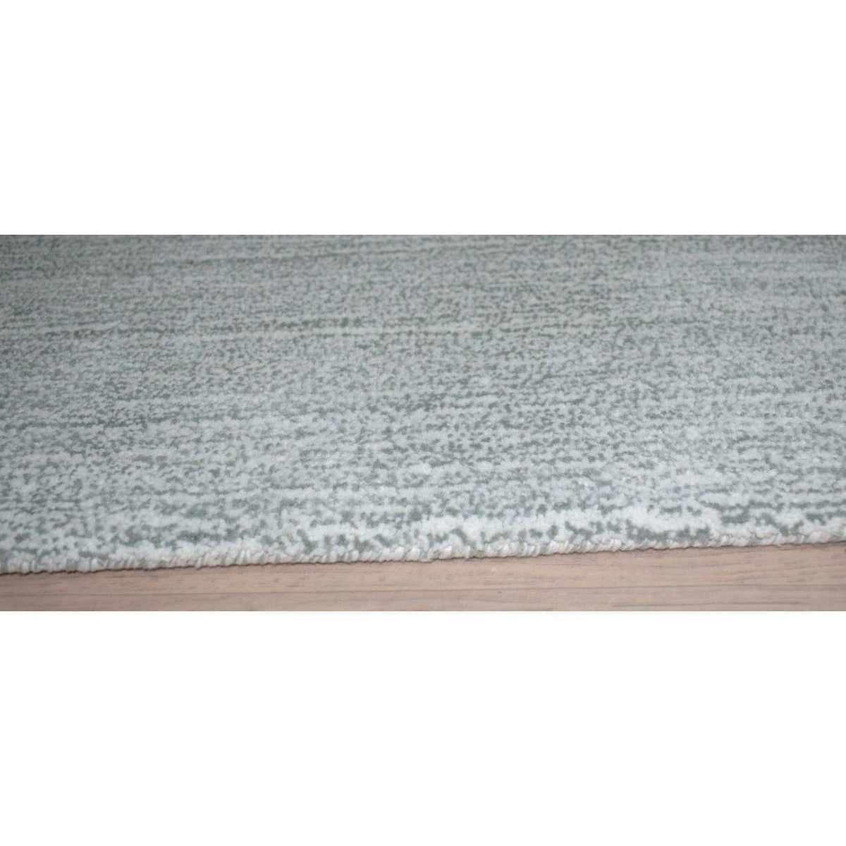 Signature Solid Strie Grey handtufted cotton Organic Weave Shop 