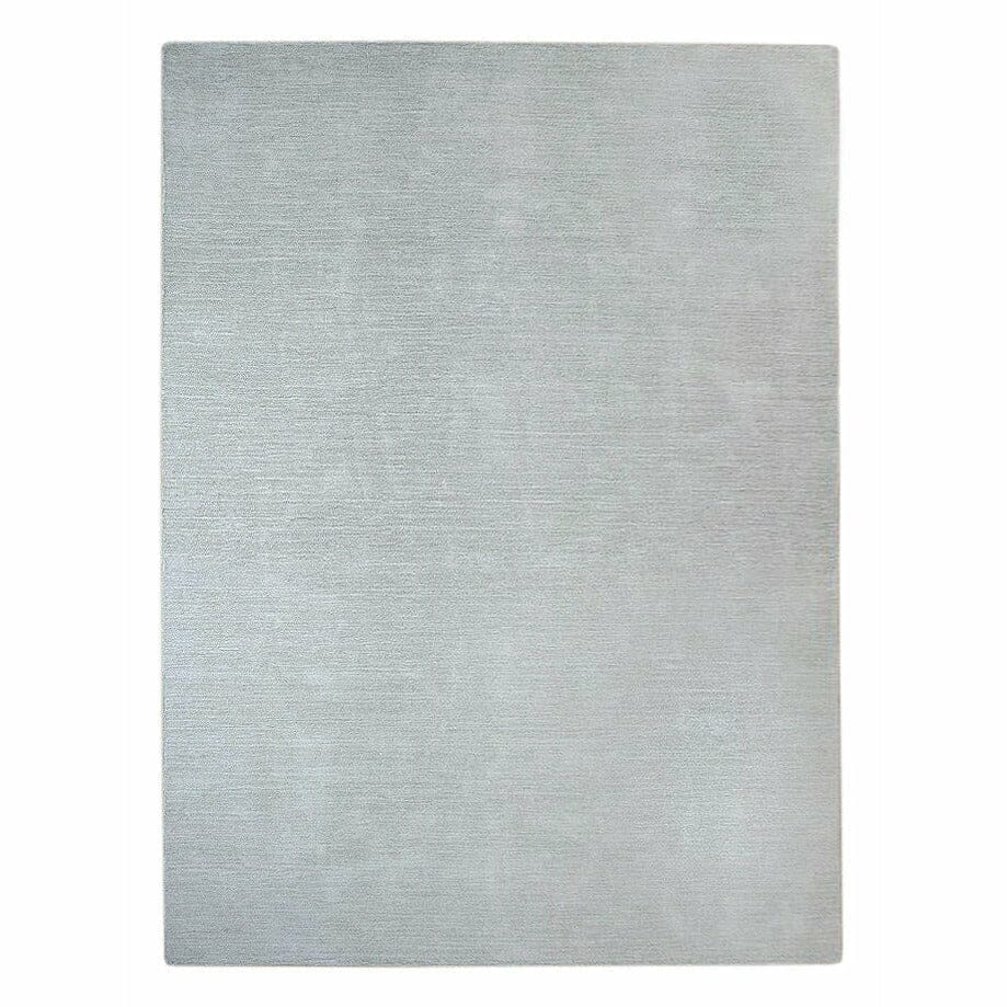 Signature Solid Strie Grey handtufted cotton Organic Weave Shop 