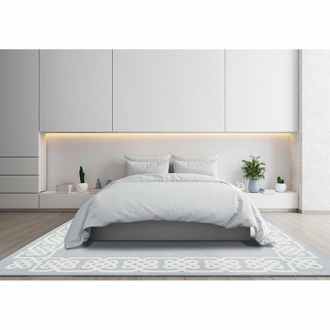 Worth Avenue Wool Grey handtufted wool Organic Weave Shop 